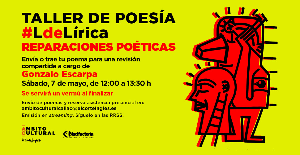Imagen del evento Taller de Poesía #LdeLírica: reparaciones poéticas
